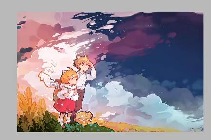 手绘Q版插画漫画教程：SAI+PS视频教程