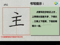 大师讲中小学生硬笔书法之楷书笔画视频（42集）