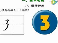 硬笔字入门基本笔画书写视频教学全套（37集）
