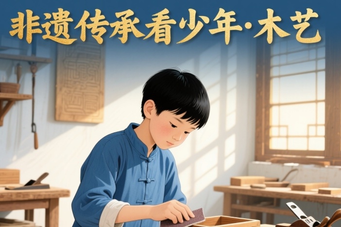 非遗传承看少年：木艺