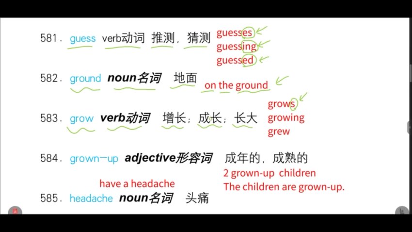 徐老师小学英语800核心单词速记